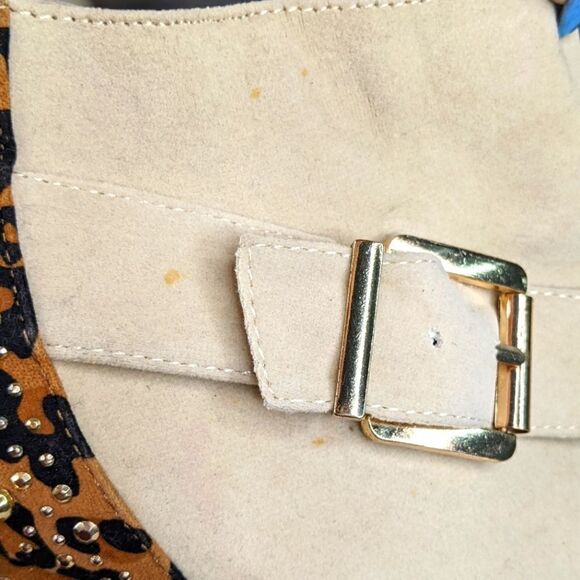 Alba Chunky Heel Spike Studded Platform Bootie - Picture 9 of 12